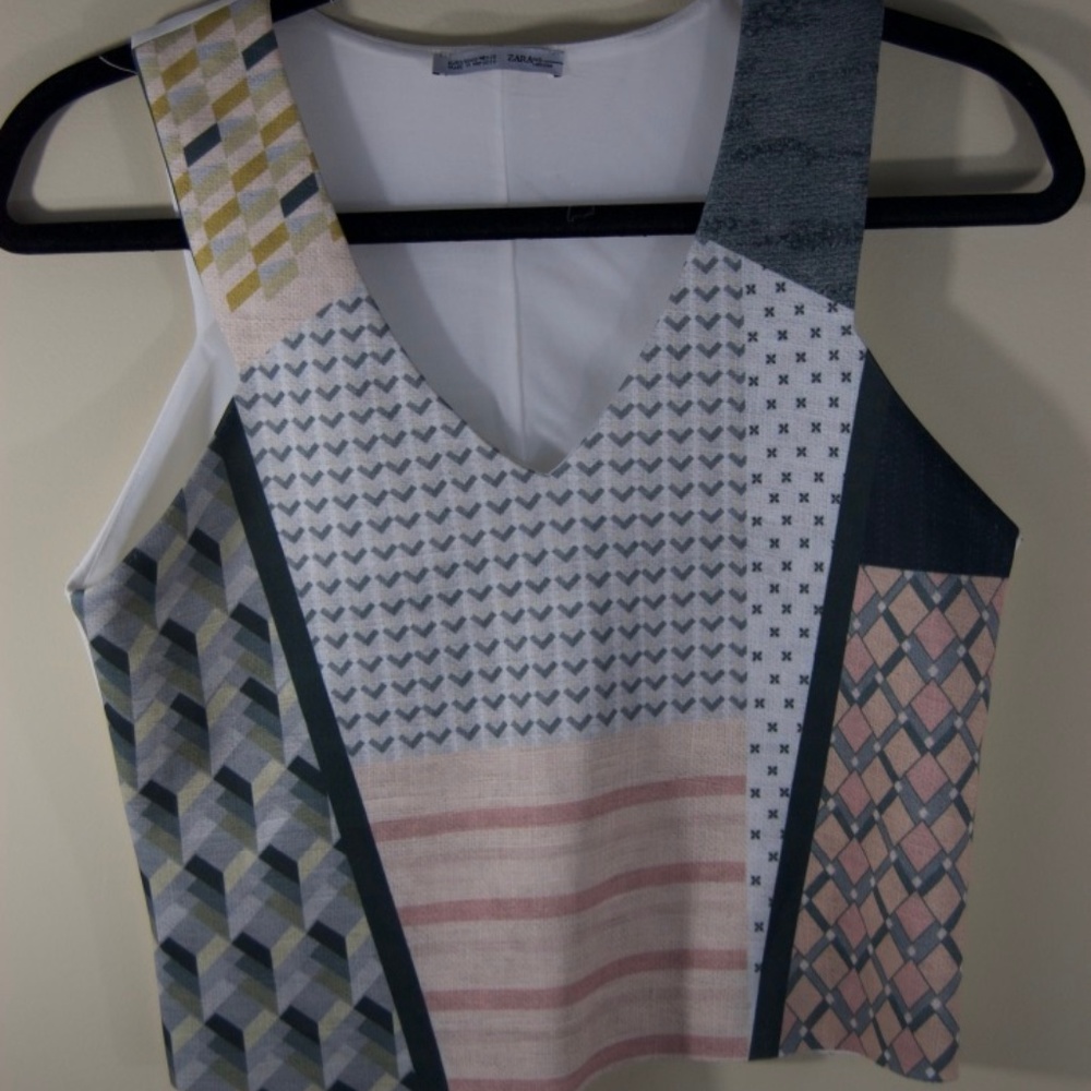 BARELY WORN Zara Neoprene Tanktop
